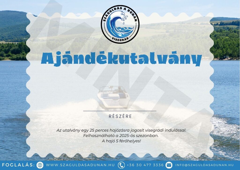 Száguldás a Dunán gift voucher